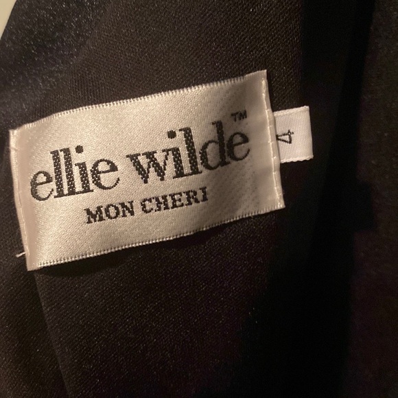 Black prom dress with silver rhinestones - Picture 8 of 10